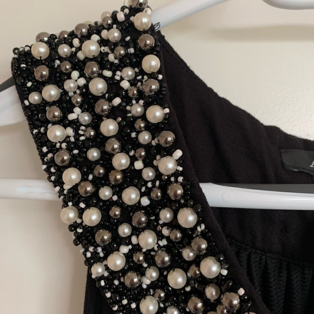 🌸3 for $30🌸 Alfani Beaded Collar Tank top - Picture 5 of 5